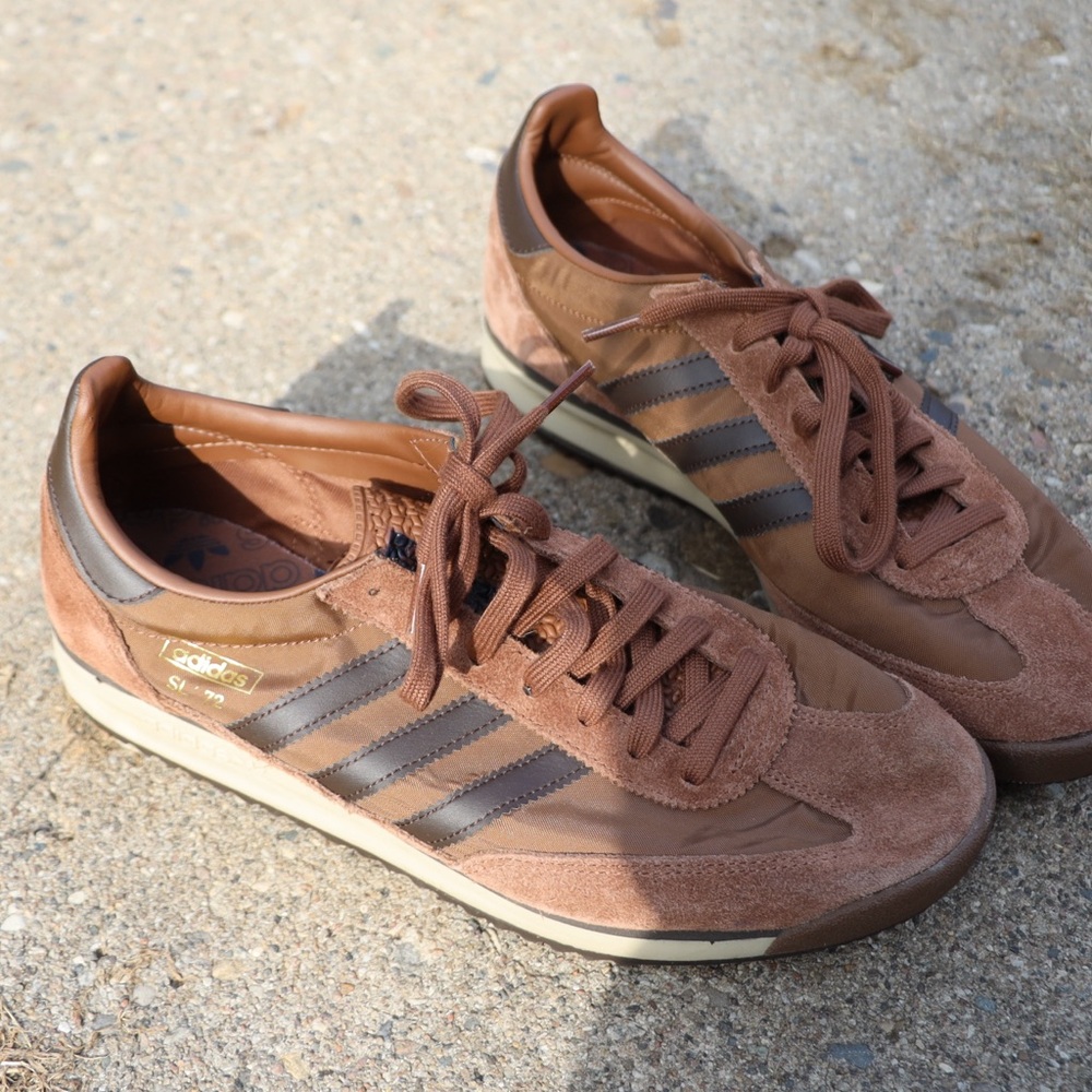 Adidas Men's Brown SL ‘72 Sneakers